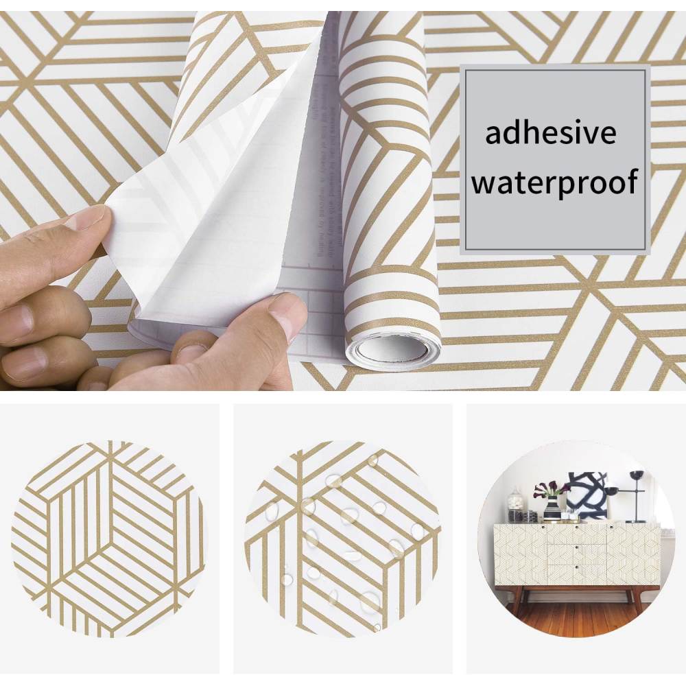 Self Adhesive Geometric Wallpaper
